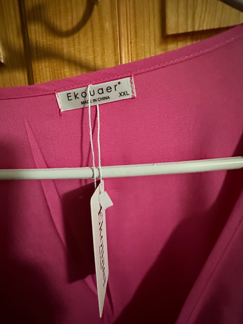 Ekouaer Bright Pink Swimsuit Cover